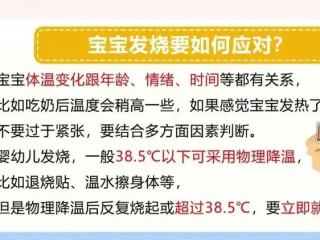 家长怎么处理宝宝发烧