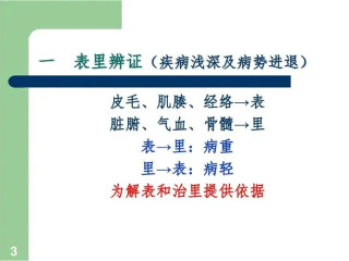 走进中医之中医辨证的基础